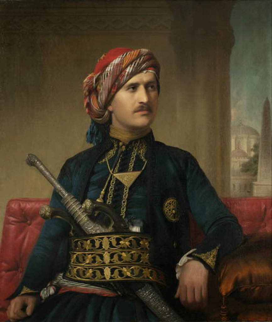 Detail of Armenian in Old Style of Turkish Costume, 1848-49 by Edward Hartley Mooney