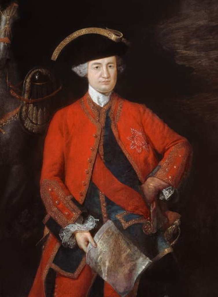 Detail of Lord Robert Clive in General Officer's uniform, c.1764 by Thomas Gainsborough
