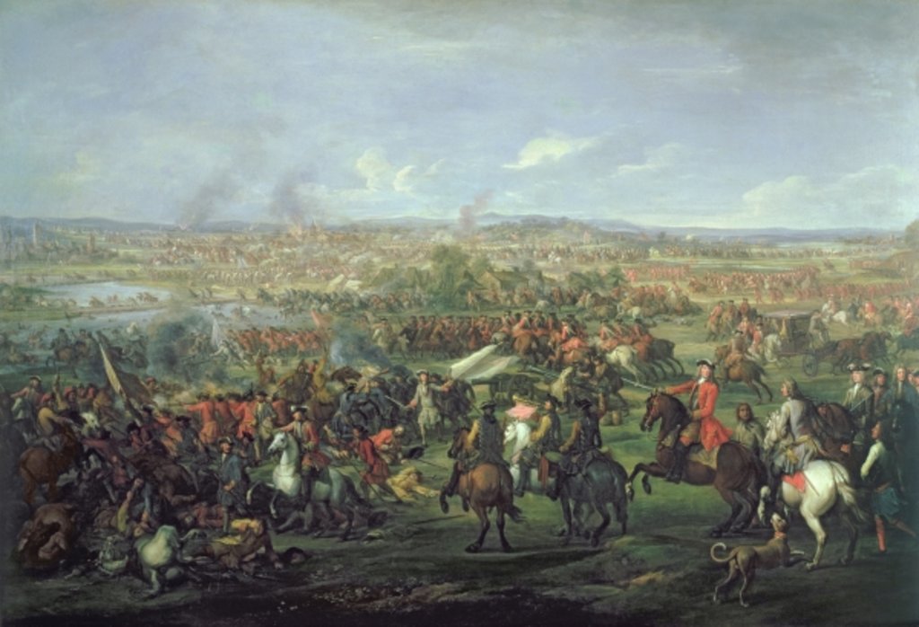 Detail of The Battle of Blenheim on the 13th August 1704, c.1743 by John Wootton