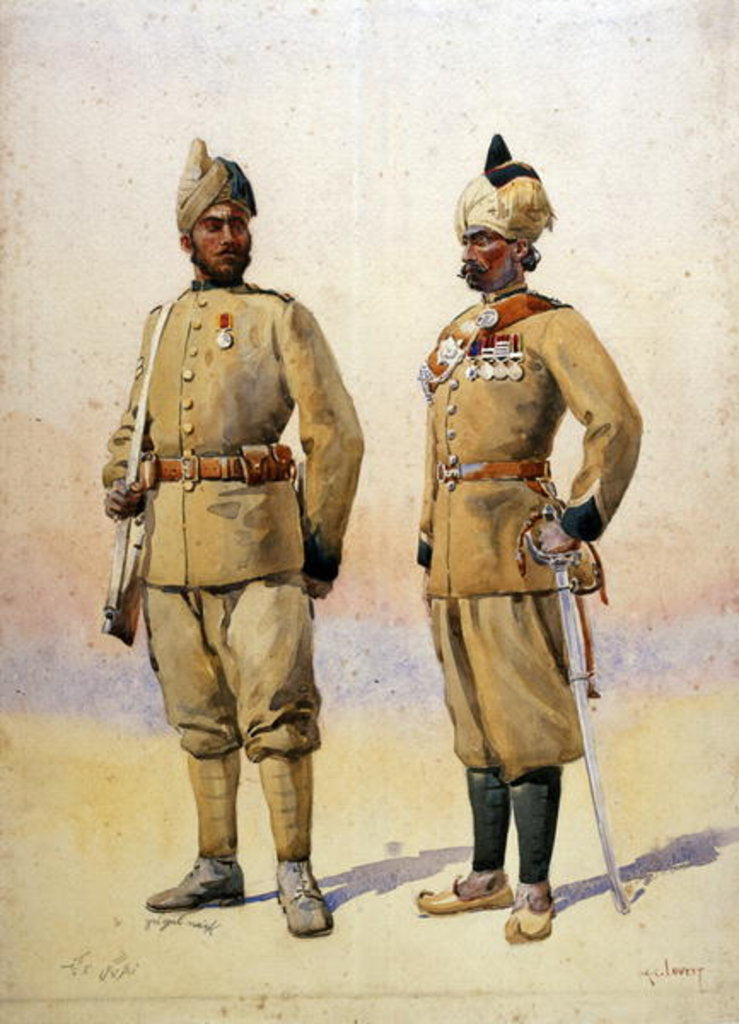 Detail of Soldiers of the Frontier Force by Alfred Crowdy Lovett