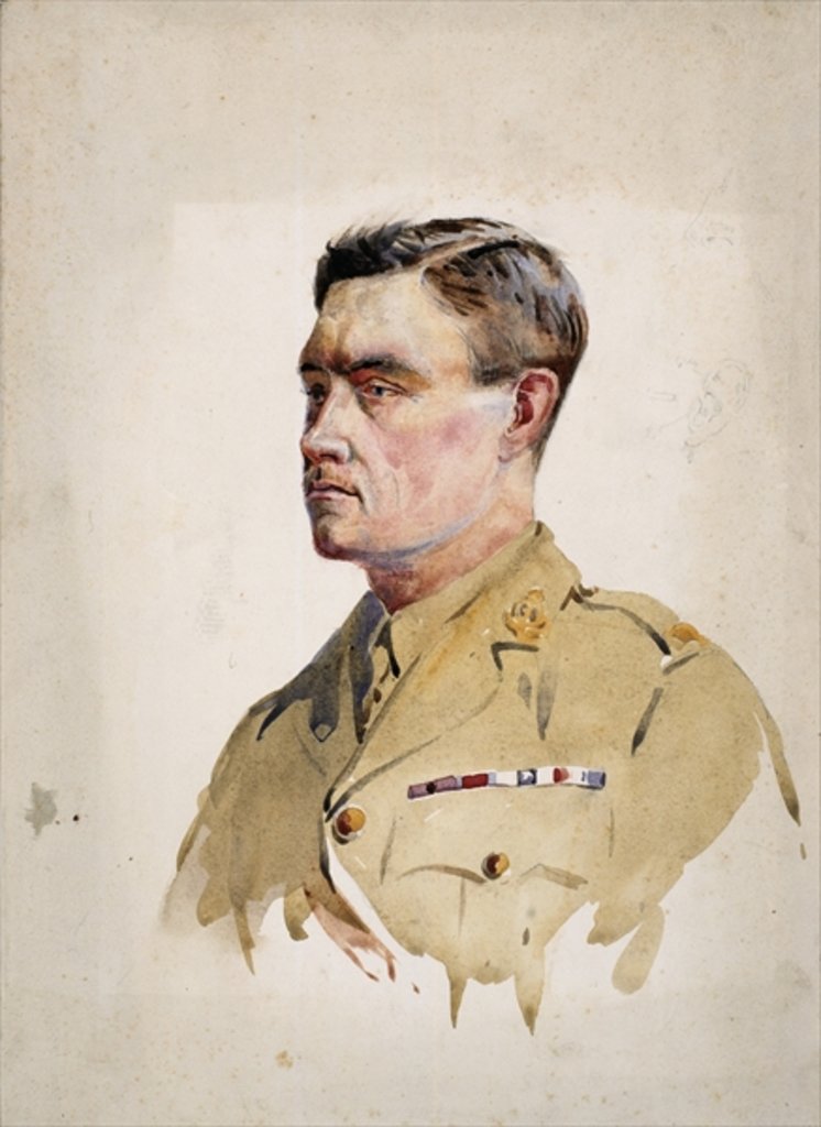 Detail of Major A. Martin-Leake, VC, 1902 by Alfred Crowdy Lovett