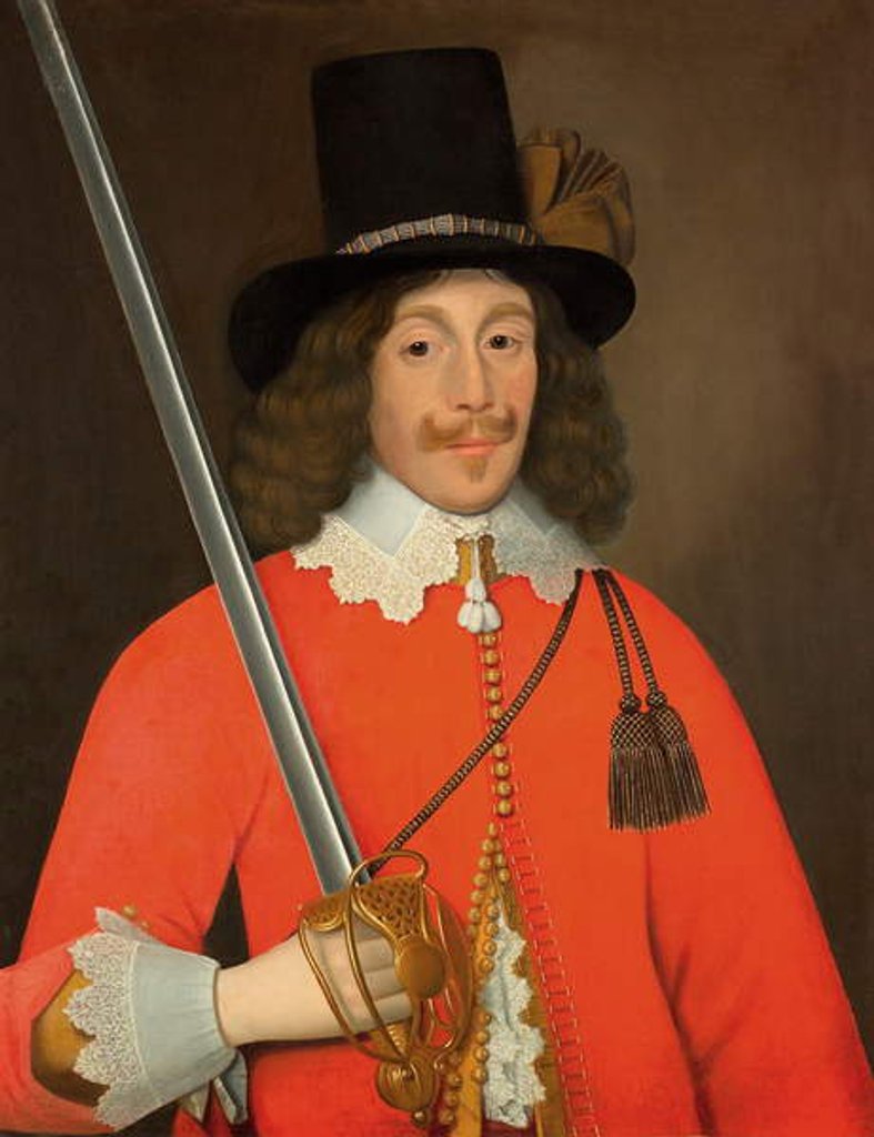 Detail of Colonel John Hutchinson, c.1643 by John Souch