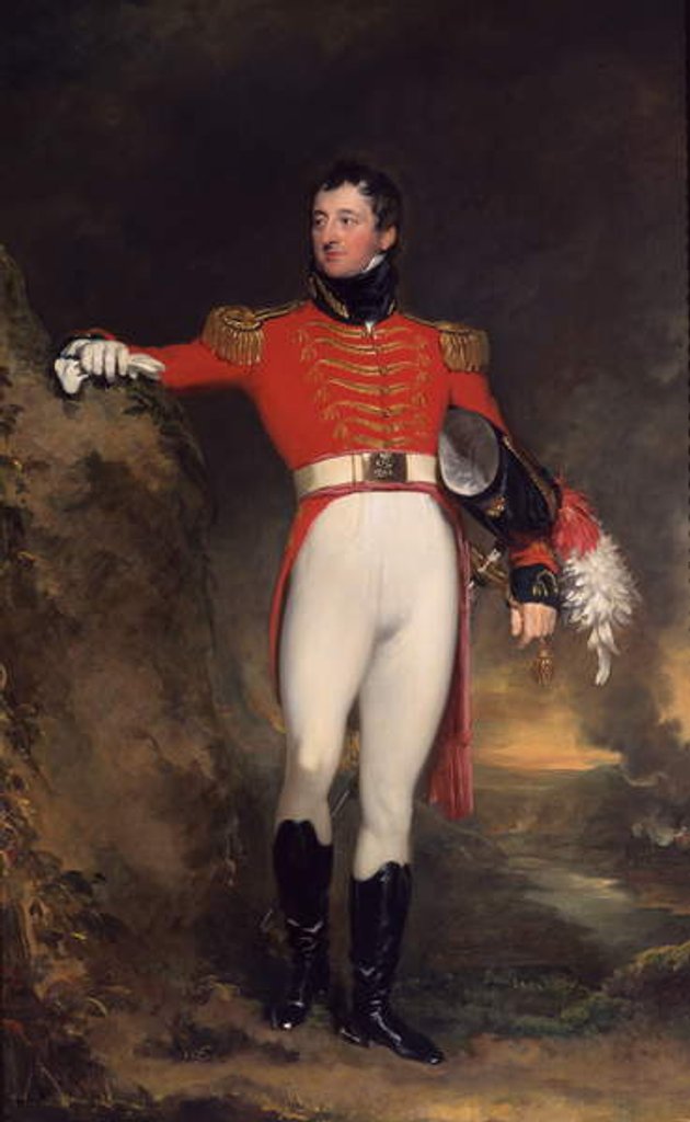 Detail of Lieutenant-General William, 1st Earl of Craven, 1815 circa by Thomas Lawrence