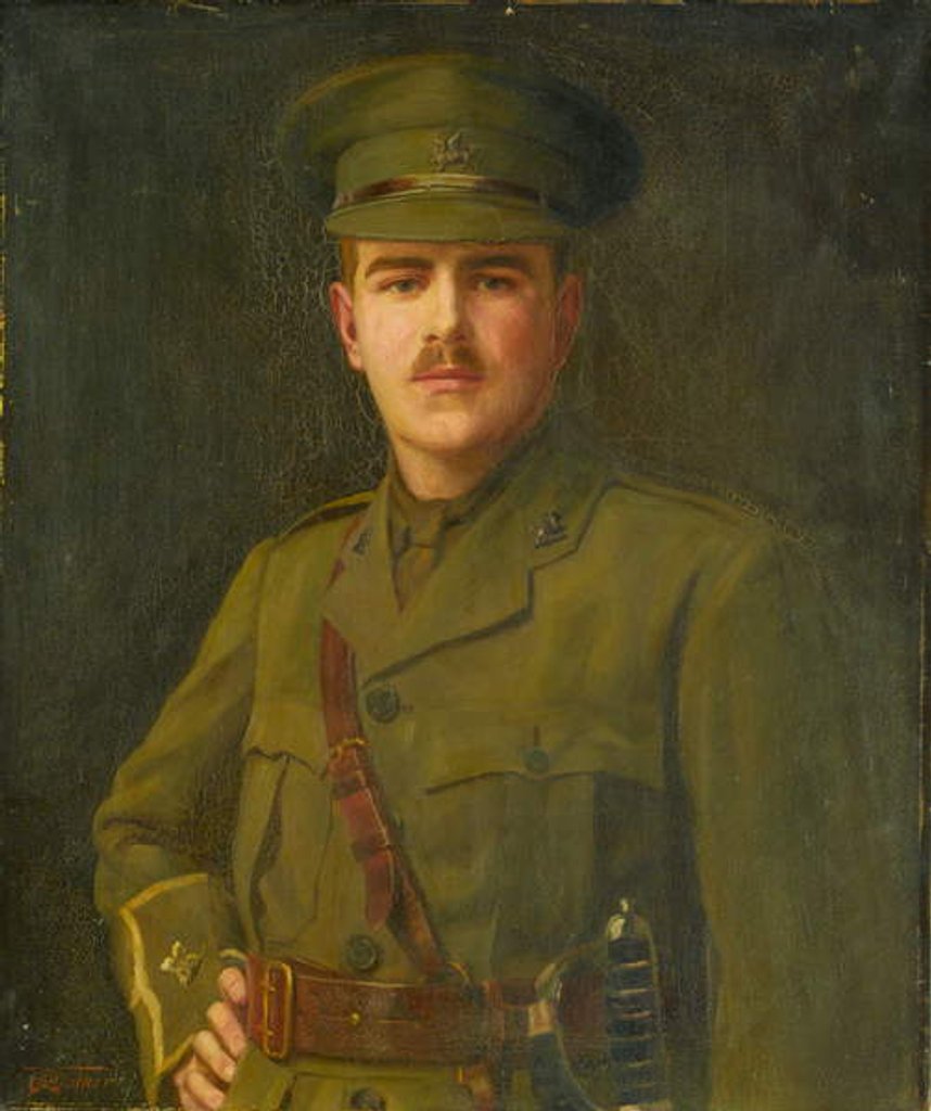 Detail of An officer of The Buffs, 1916 circa by Arthur George Walker