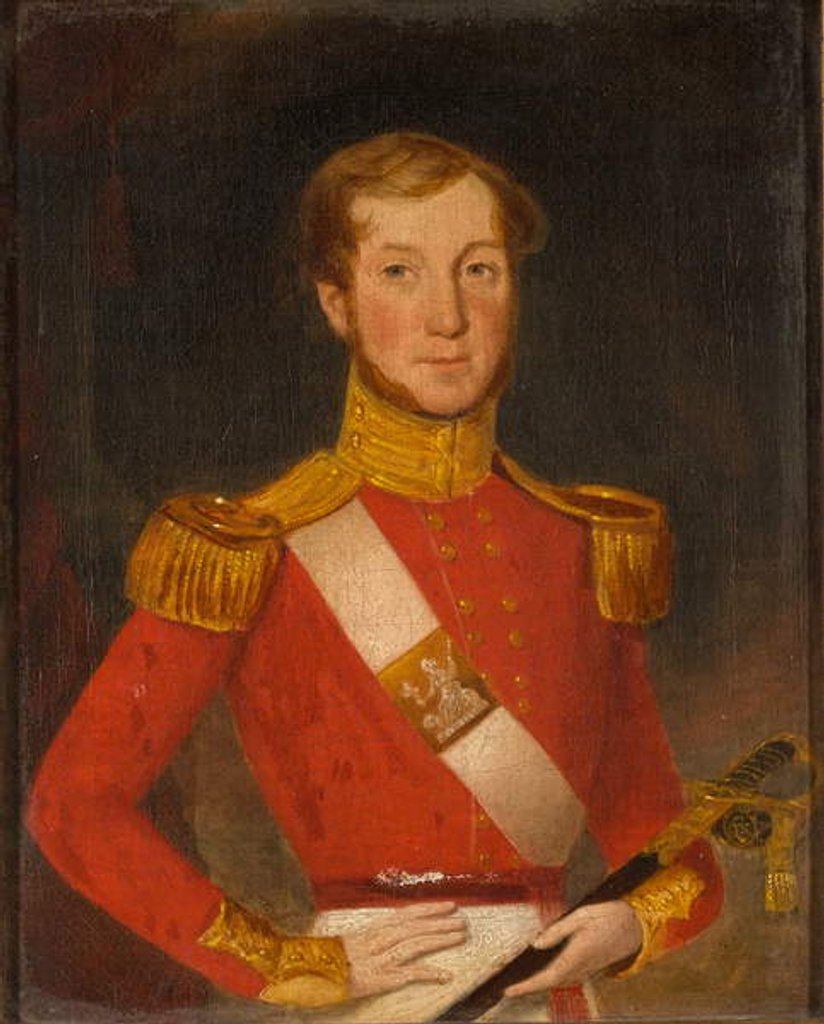 Detail of Lieutenant John Spring, 9th Regiment of Foot, 1834 circa by Unknown Artist