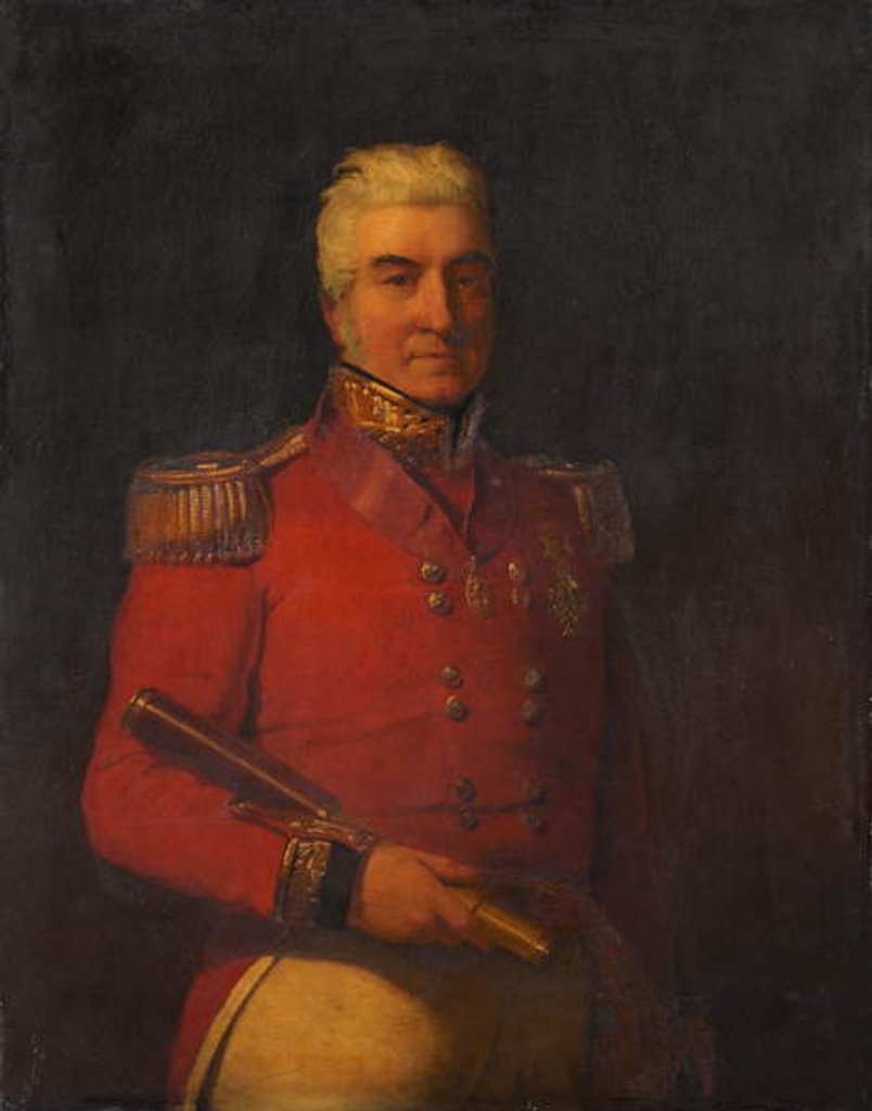 Detail of Major-General Sir William Morison KCB, Madras Army Staff, 1845 circa by Unknown Artist
