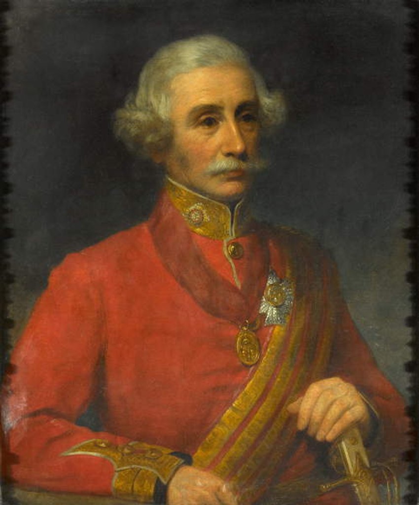 Detail of Major-General Sir Peter Melvill KCB, Bombay Army Staff, 1860 circa by Unknown Artist