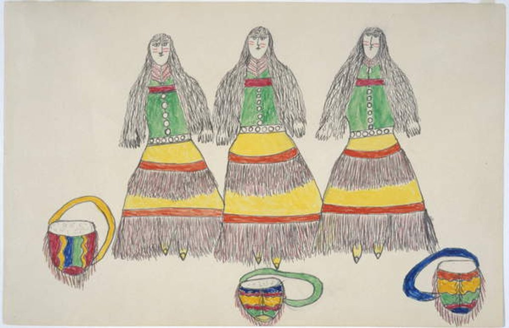 Detail of Three women by Frederick Gokliz