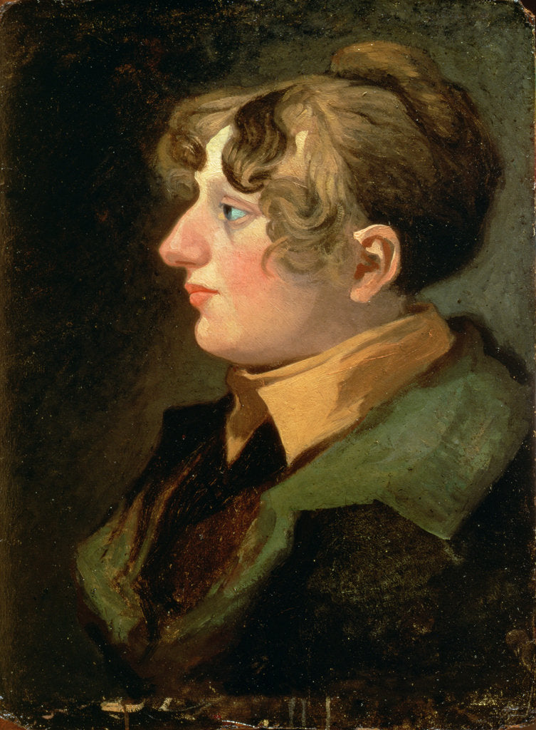 Detail of Portrait of Mrs John Sell Cotman by John Sell Cotman