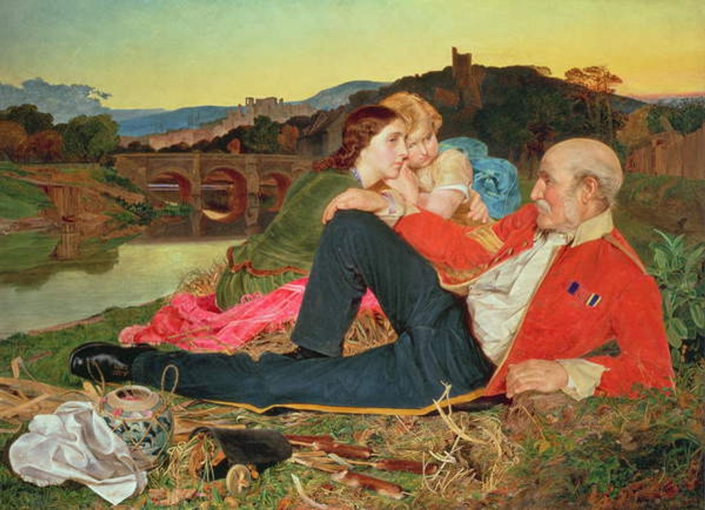 Detail of Autumn, 1860 by Anthony Frederick Augustus Sandys