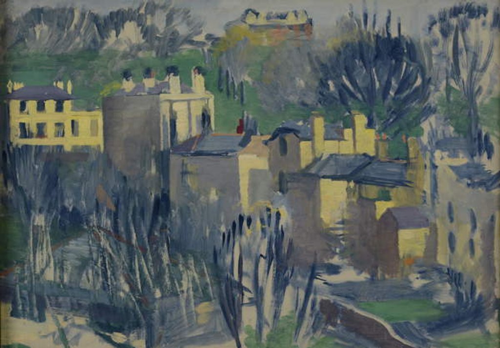 Detail of Spring Morning, Hampstead by Henry Clarence Whaite