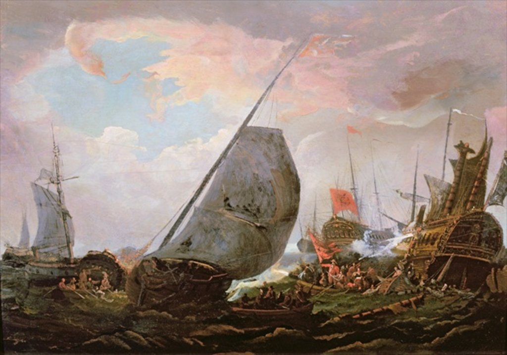 Detail of Sea Battle by School English
