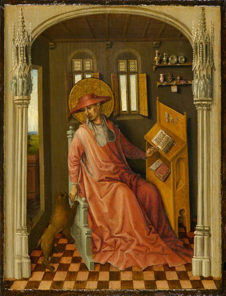 Detail of St. Jerome in His Study, c.1440 by Stephan Lochner
