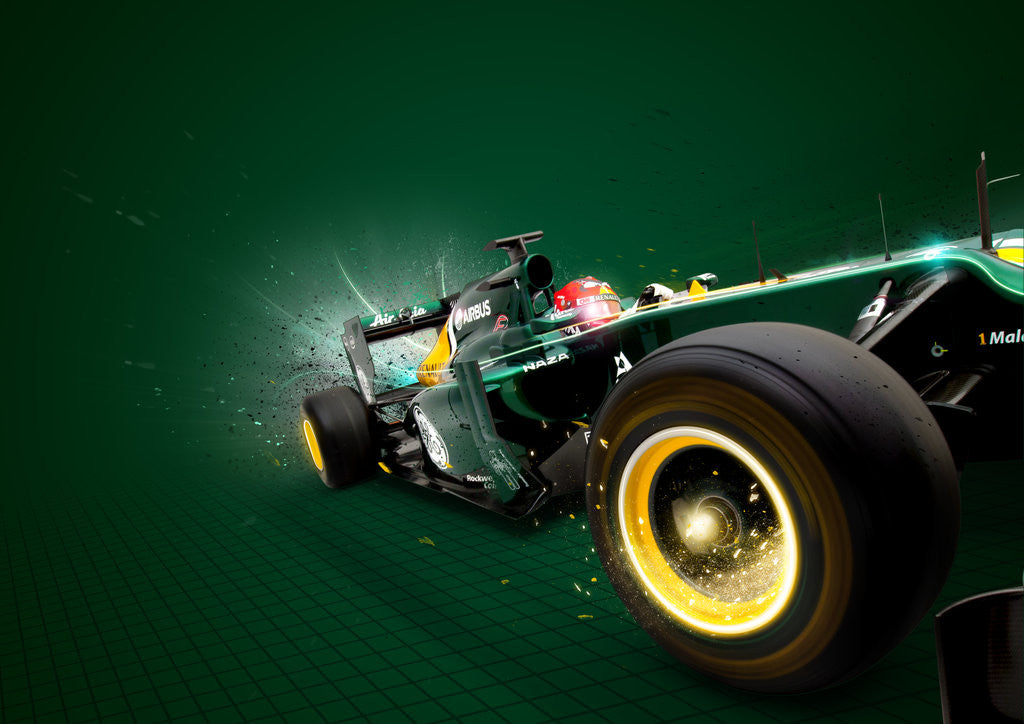 Detail of Neon flare Four by Jason Pooley