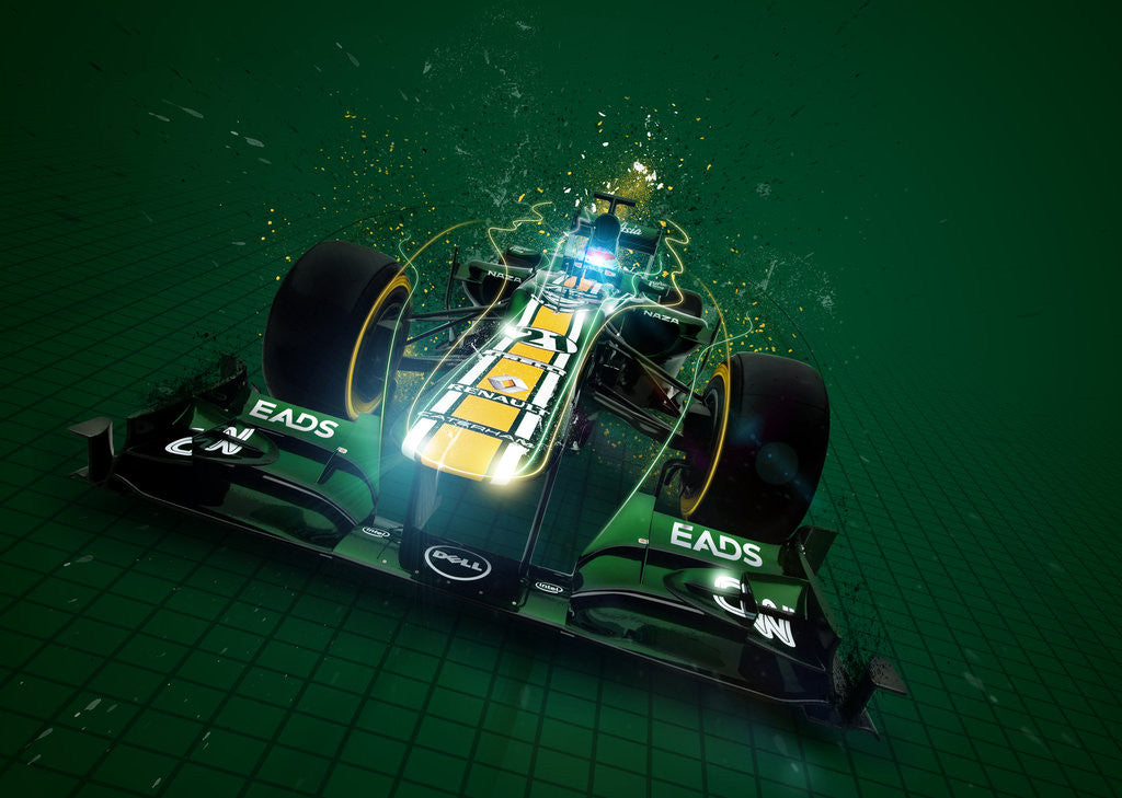 Detail of Neon Flare one by Jason Pooley