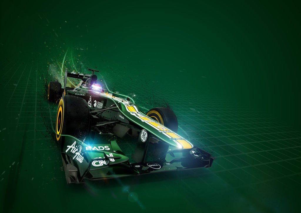 Detail of Neon Flare two by Jason Pooley