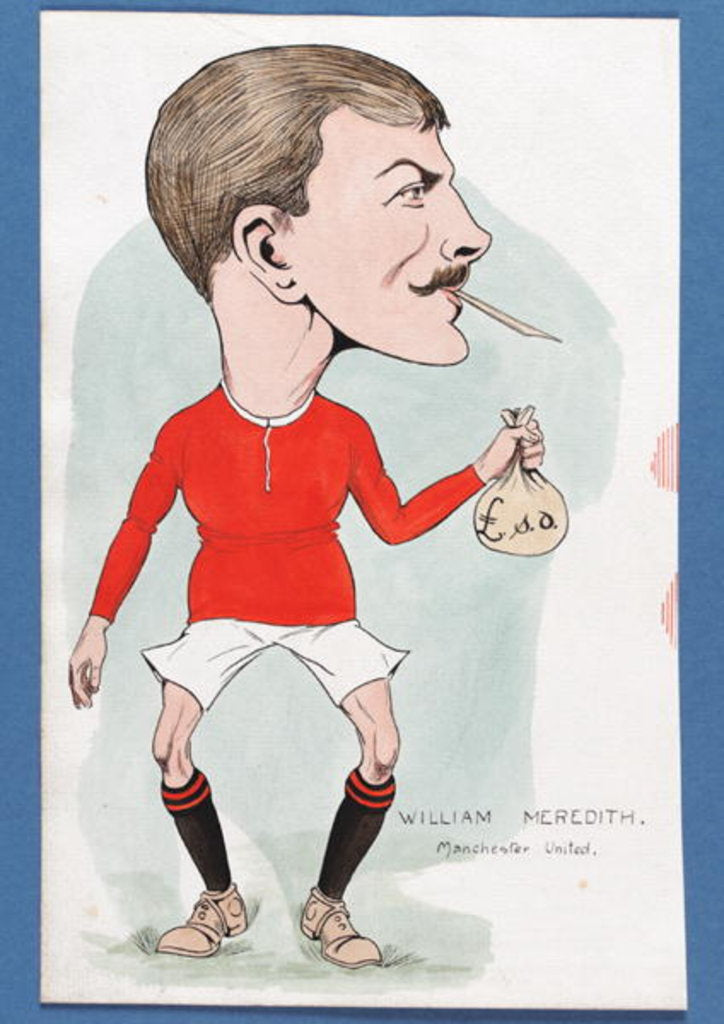 Detail of William Meredith, Manchester United by Rip