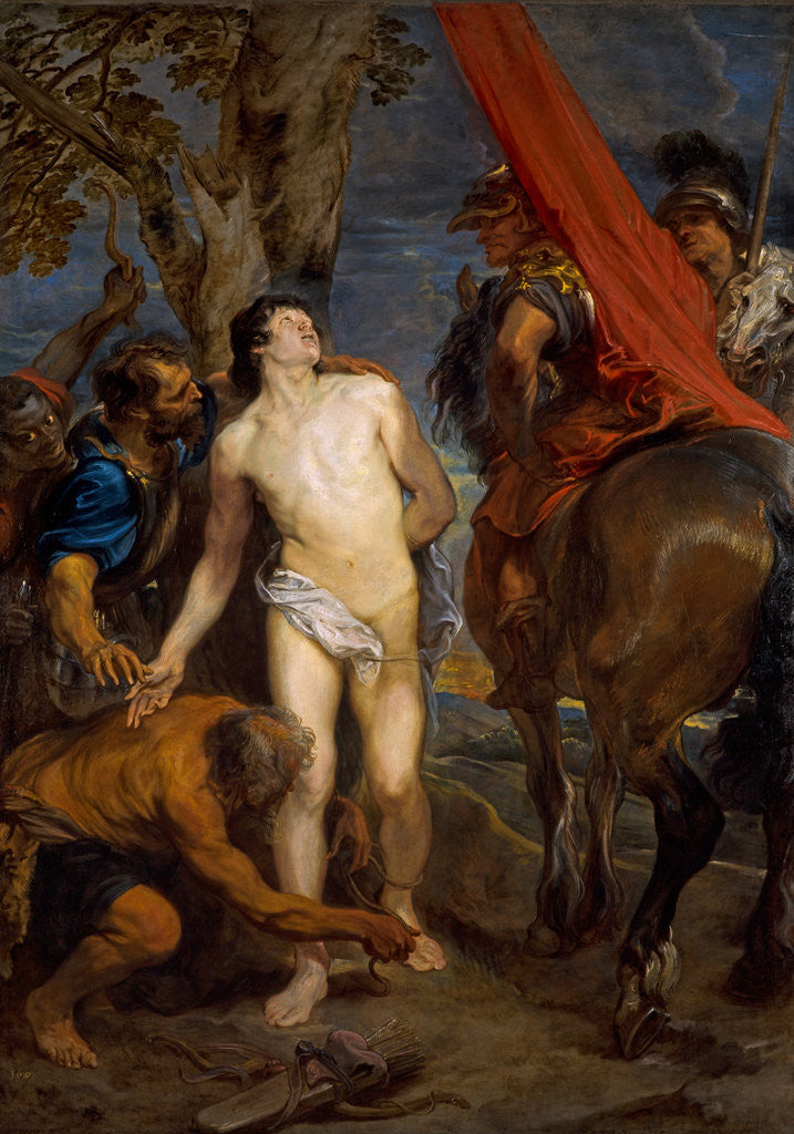 Detail of Saint Sebastian Bound for Martyrdom by Sir Anthony van Dyck
