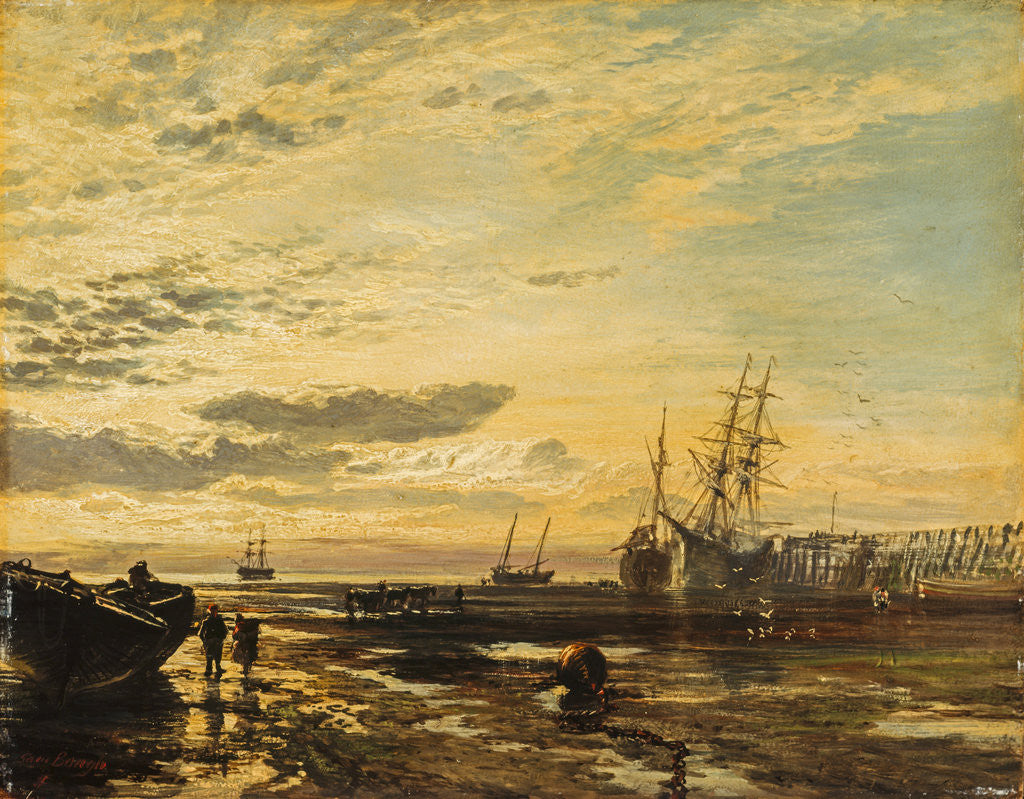 Detail of The Solway at Port Carlisle by Samuel Bough
