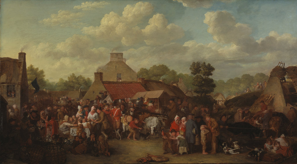 Detail of Pitlessie Fair by Sir David Wilkie
