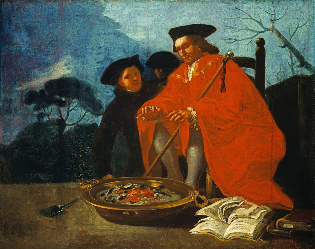 Detail of El Medico [The Doctor] by Francisco Jose de Goya y Lucientes