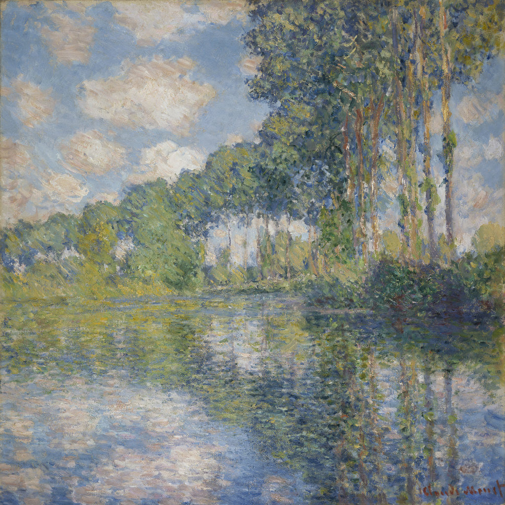 Detail of Poplars on the Epte by Claude Monet