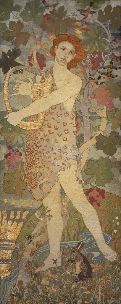 Detail of The Progress of a Soul: The Entrance by Phoebe Anna Traquair