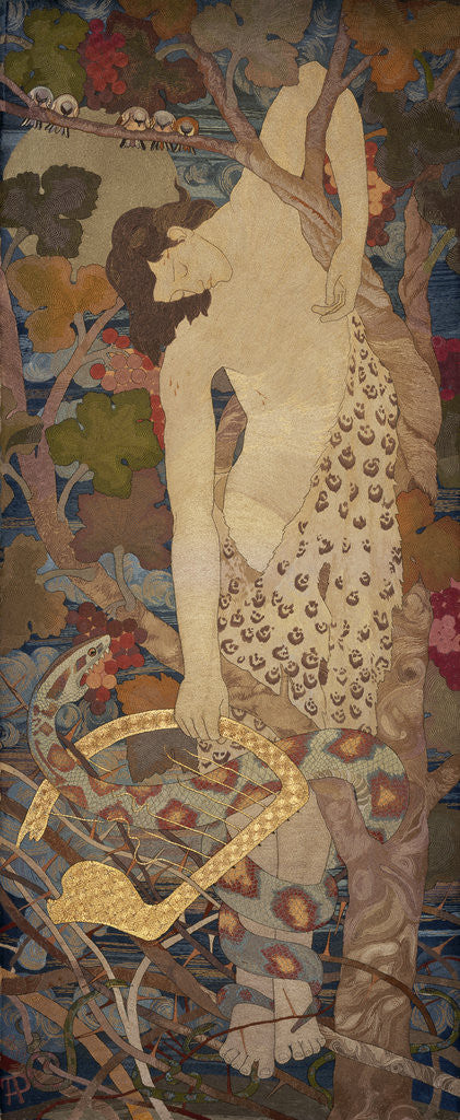 Detail of The Progress of a Soul: Despair by Phoebe Anna Traquair