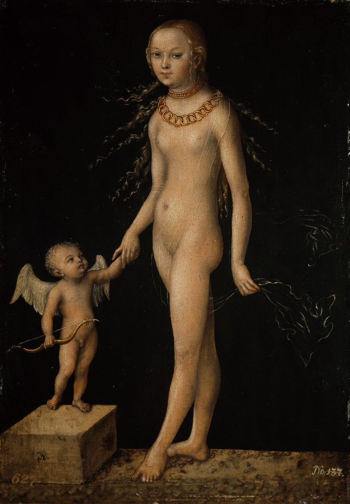 Detail of Venus and Cupid by Lucas Cranach the Elder