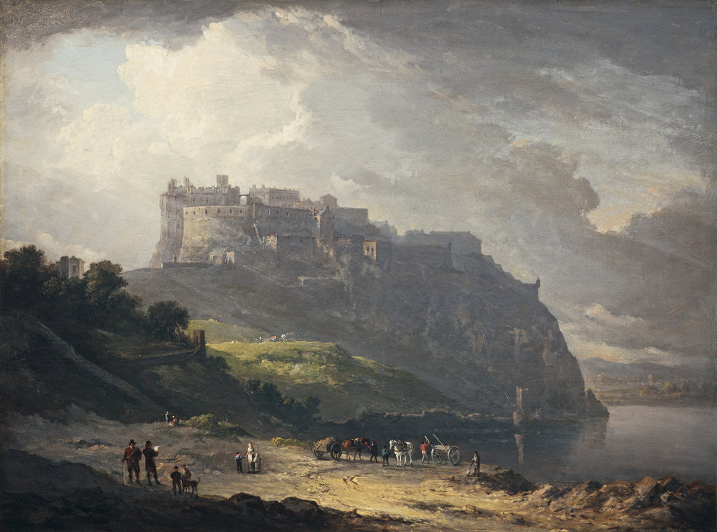 Detail of Edinburgh Castle and the Nor' Loch by Alexander Nasmyth
