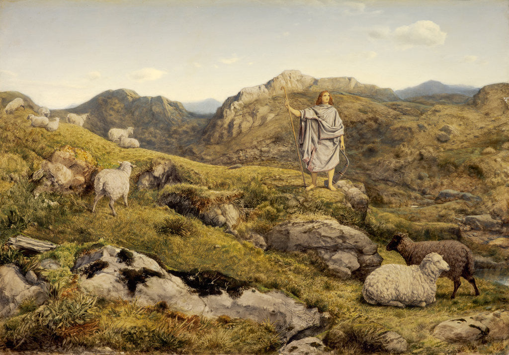 Detail of David in the Wilderness by William Dyce