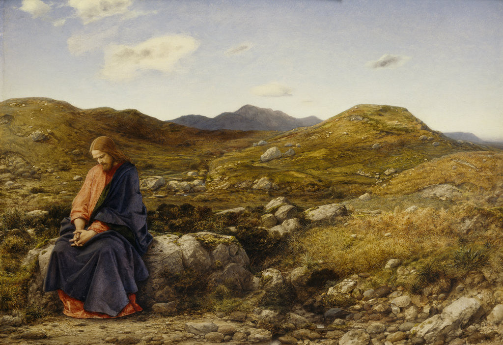 Detail of Man of Sorrows by William Dyce