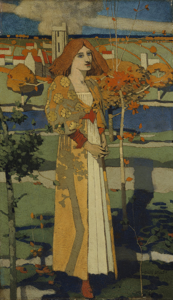 Detail of Saint Agnes by David Gauld