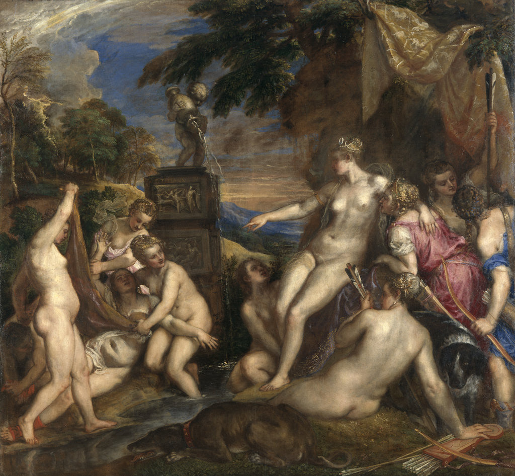 Detail of Diana and Callisto by Titian