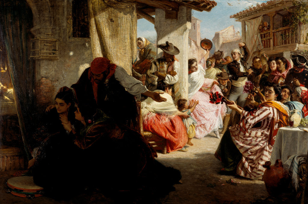 Detail of 'La Gloria': A Spanish Wake by John Phillip