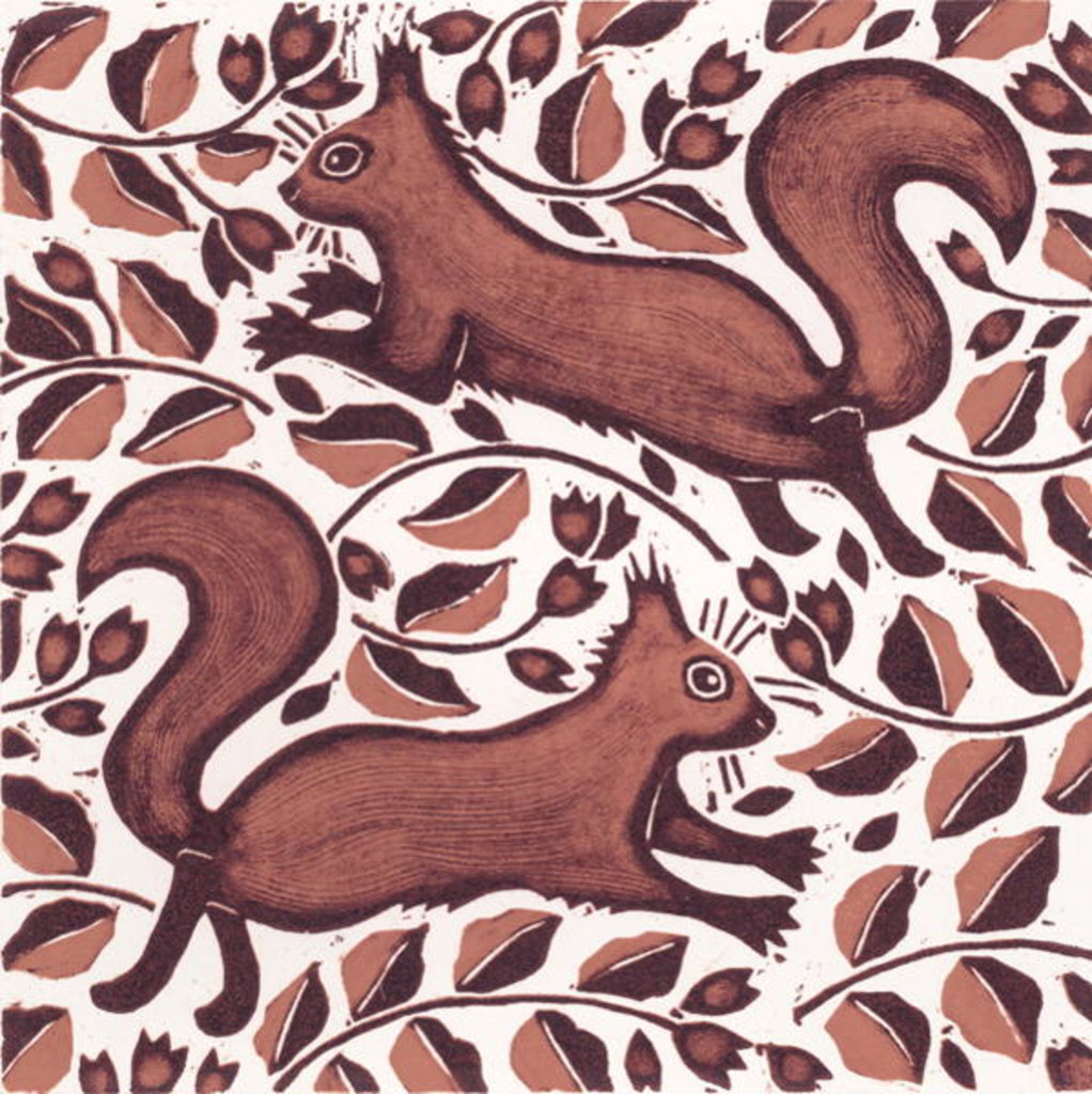 Detail of Beechnut Squirrels, 2002 by Nat Morley