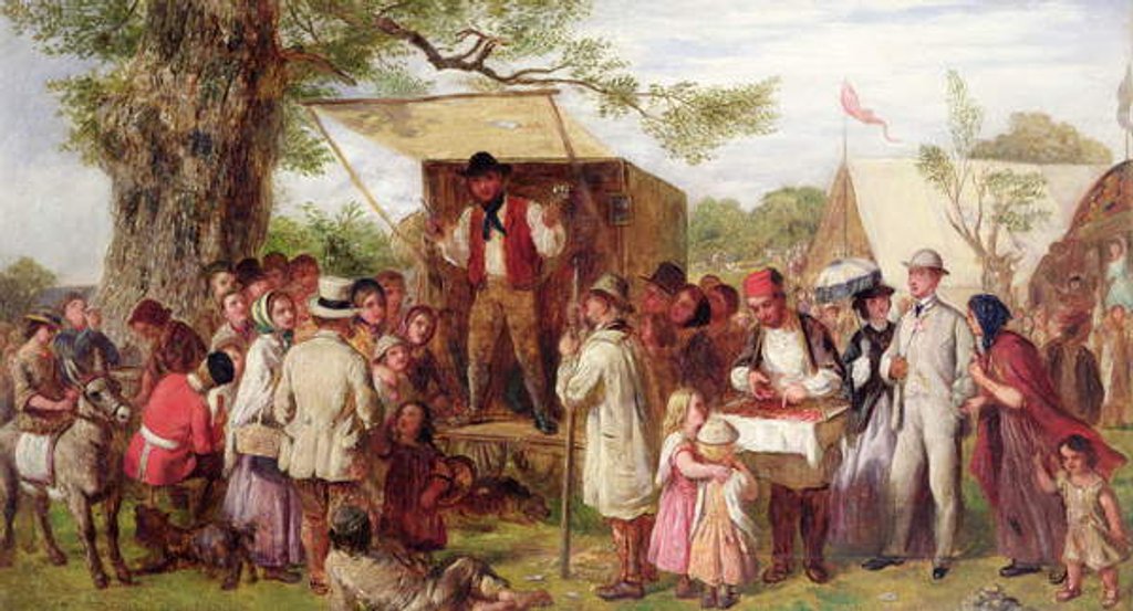 Detail of Cheap Jack at the Country Fair by Ebenezer Newman Downard