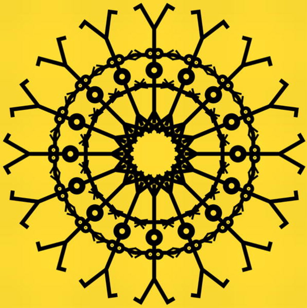 Detail of Circle 2 Icon, 2005 by Thisisnotme Thisisnotme