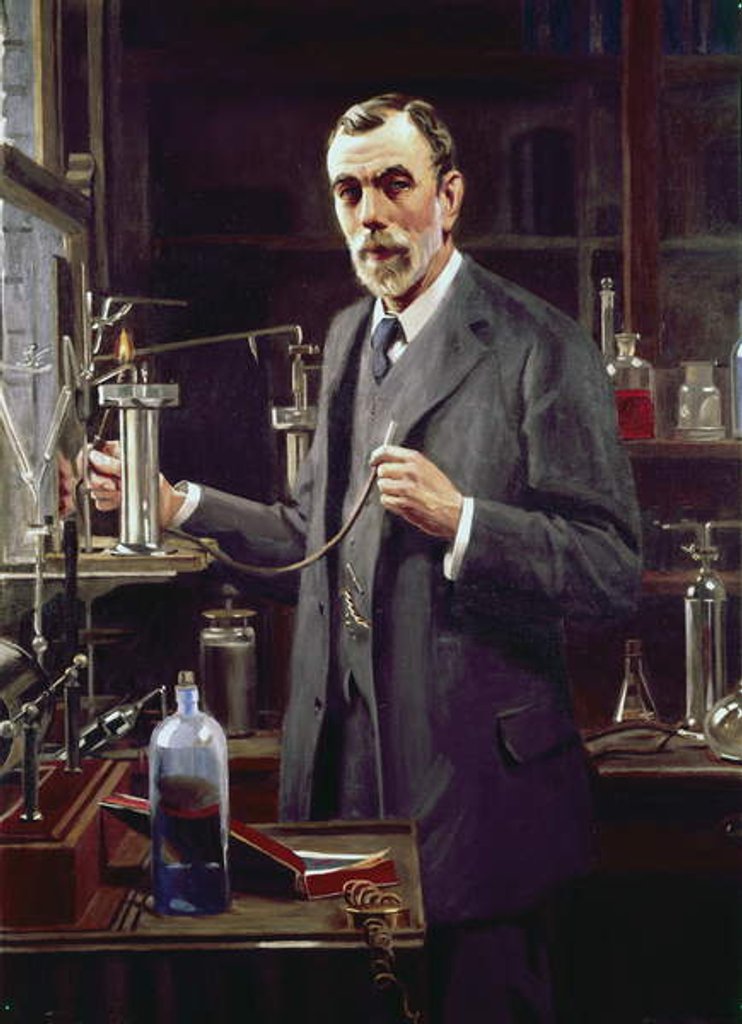 Detail of Sir William Ramsay 1913 by Mark Richard Milbanke