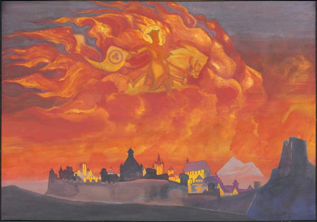 Detail of Sophiathe Wisdom of the Almighty, 1932 by Nicholas Roerich