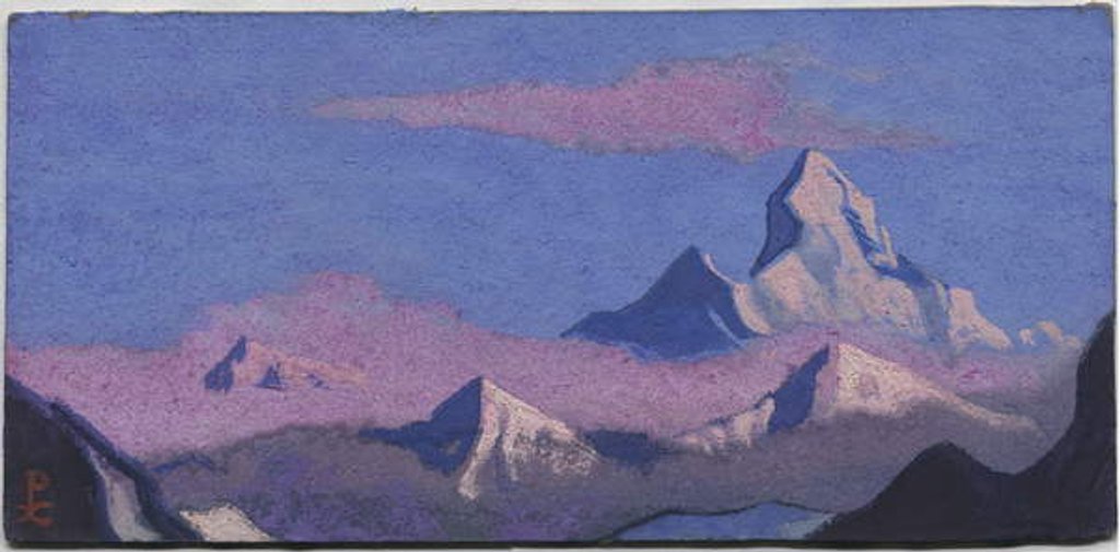 Detail of Nanda Devi, 1944 by Nicholas Roerich