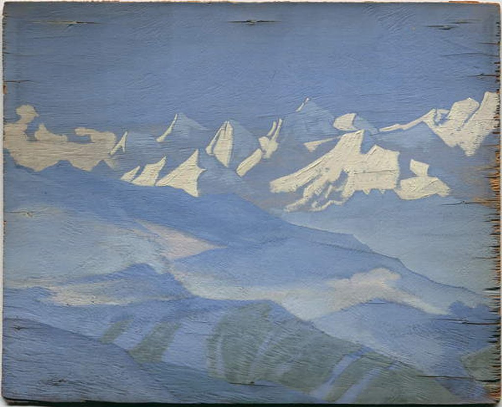Detail of Himalayas, 1928 by Nicholas Roerich