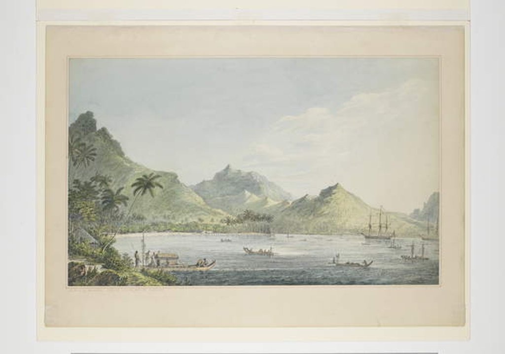 Detail of 16: A View of Huaheine by John Webber