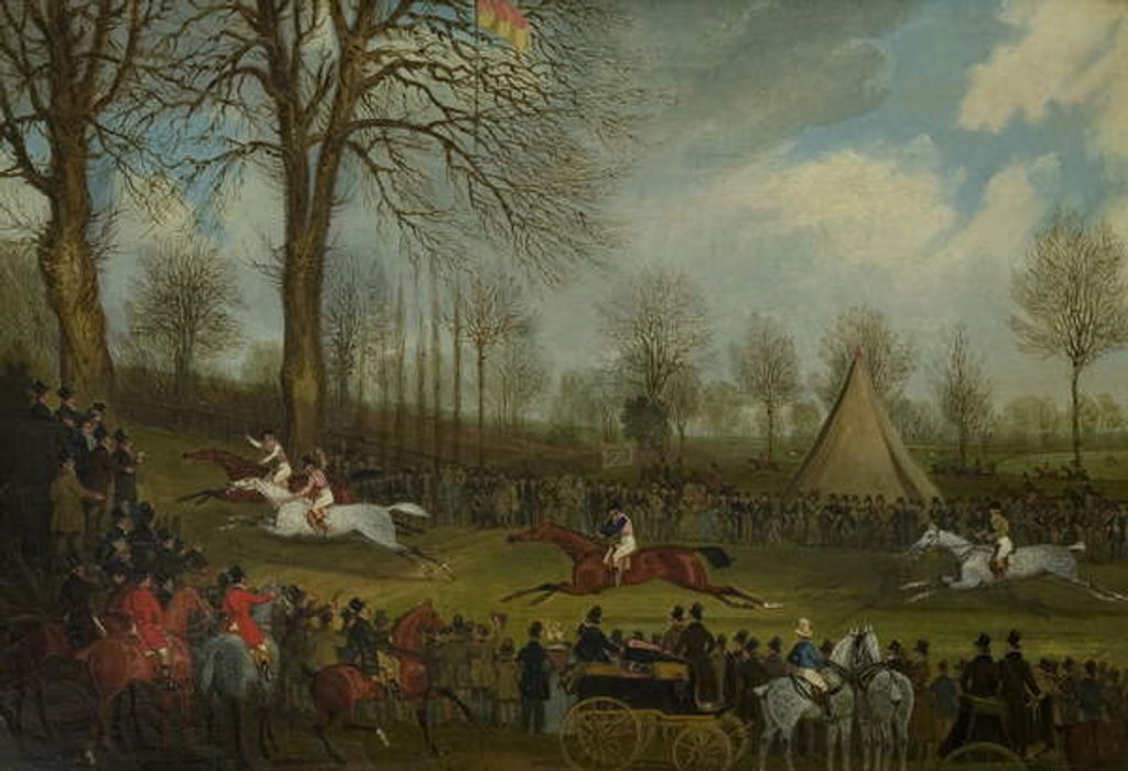 Detail of The St Albans Grand Steeplechase of March 8, 1832, 1832-33 by James Pollard