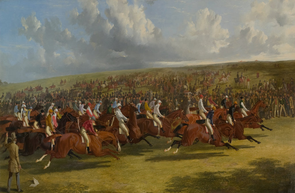 Detail of The Derby, 1844: The Start by John Frederick Herring Senior