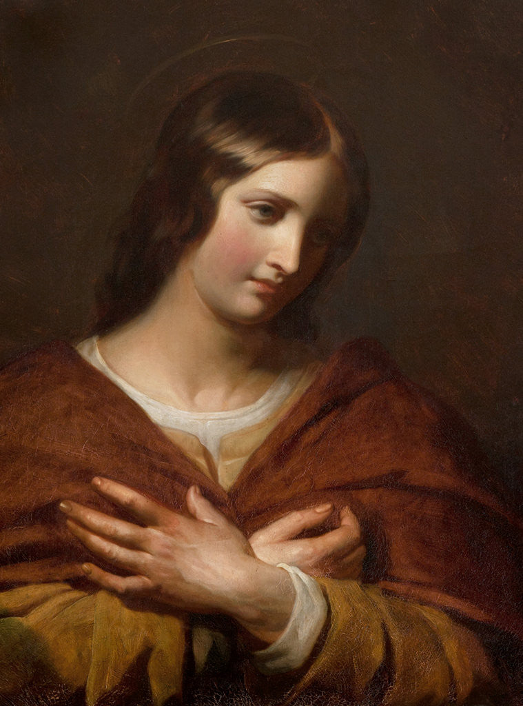Detail of The Penitent Magdalen by Thomas Francis Dickson