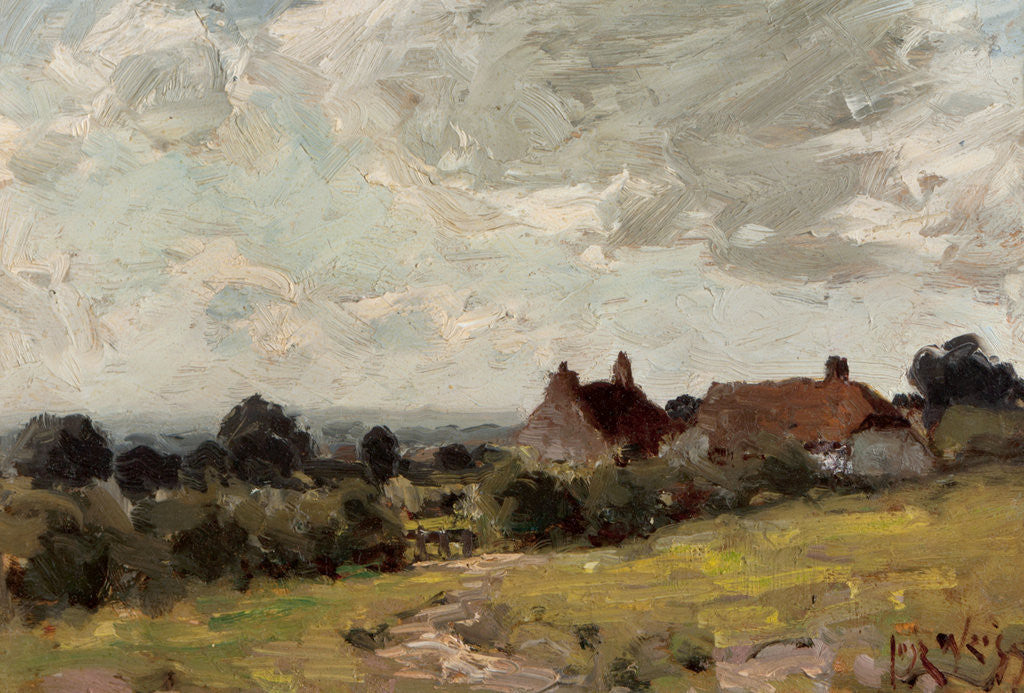 Detail of In Hampshire by Josef Weiss