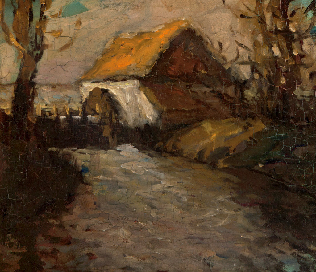 Detail of Water Mill by Fritz Thaulow
