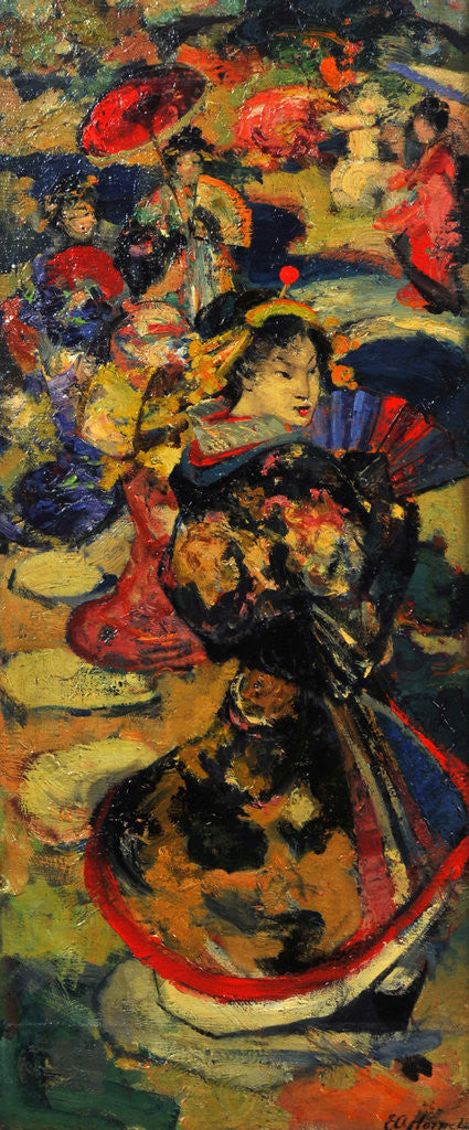 Detail of Two Geishas, 1894 by Edward Atkinson Hornel