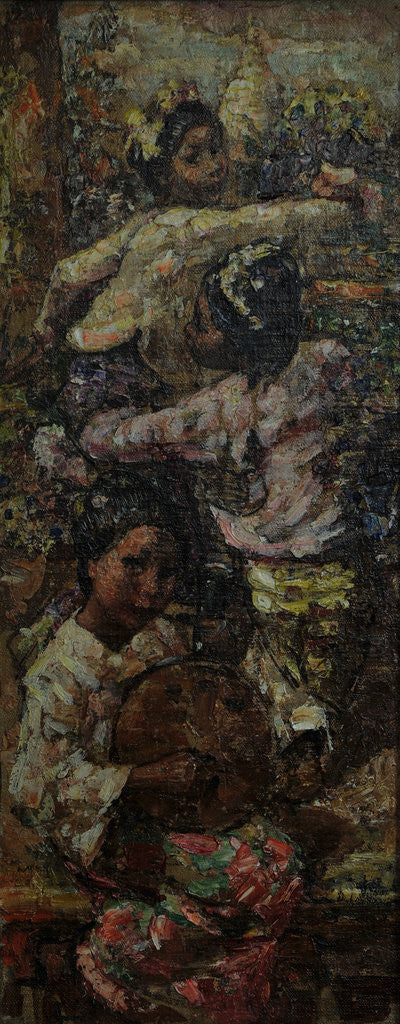 Detail of Burmese Maidens, c.1922-7 by Edward Atkinson Hornel